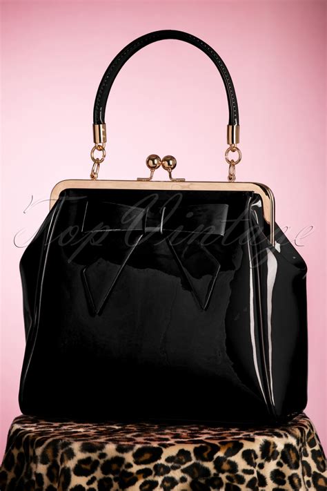 vintage style black bag